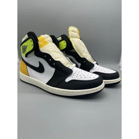 Air Jordan 1 Retro High OG ‘Volt Gold’ Size 9.5M 11W New W OG Box 555088-118 air_jordan_1_retro_high_double  main image 4